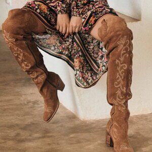 SPELL & THE GYPSY COLLECTIVE CABANA THIGH HIGH BOOT NEW SIZE 40 - No Tags/Box